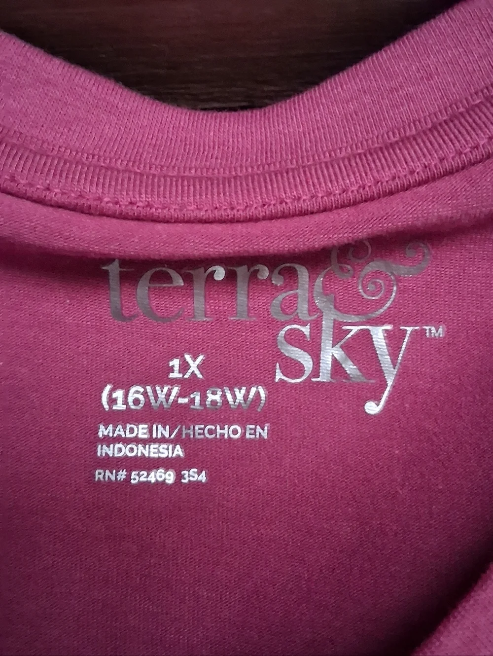 Terra & Sky Plus Size Tee NWT - Picture 3 of 5